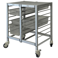 Tribeca GN 1/1 Transport Trolley, 16 Shelves, Disassembled - 2