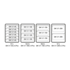 Tribeca Thermobox TCB 600, Önden Yüklemeli GN1/1 ve 1/2 için - Thumbnail