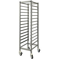 Tribeca Tray Transport Trolley, 37x53 cm, 11 Shelves, Disassembled - 1