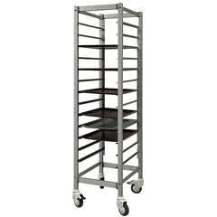 Tribeca Tray Transport Trolley, 37x53 cm, 11 Shelves, Disassembled - 2
