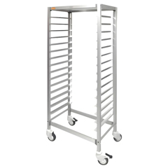 Tribeca Tray Trolley, 40x60 cm, 18 Shelves, Disassembled - Tribeca