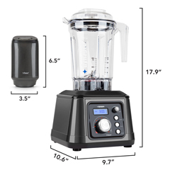 Tribest - Dynapro Vakumlu Blender,2,5 hp,1865W,1800 Ml Hazne - DPS-2250GY-F - Thumbnail