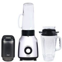 Tribest - Cam Personal Vakumlu Blender,0,67 hp,500W,1250 ml,Vakumlu Hazne - PBG-5001-C - Thumbnail