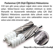 Tribest GSE-5010-F-Siyah Greenstar Elite Soğuk Sıkım Meyve ve Sebze Sıkacağı - 6