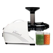 Tribest SS-4200-F-White Solostar 4 Cold Press Juicer for Fruits and Vegetables - 8