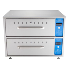 Two-Drawer Food Warmer 77x57x59cm - Emart