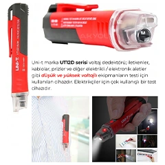 UNI-T UT12D-ROW Temassız AC Voltaj Gerilim Dedektörü - 2