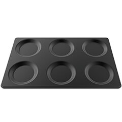 Unox Alümiyum Fırın Tepsisi, 6 Gözlü, 6x2 Yumurta Kapasiteli, TG935 - Unox