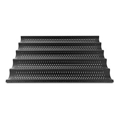 Unox Perforated Aluminum Baguette Tray, Non-Stick, 40x60 cm, TG435 - Unox