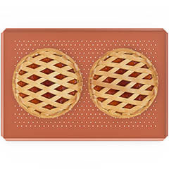 Unox Silicone Coated Perforated Aluminum Pan, 40x60 cm, TG415 - 3