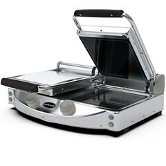 Unox SpidoCook Ceramic Glass Electric Barbecue Grill, Double Sided, Flat Surface, 2 Kw, SP-020 - Unox