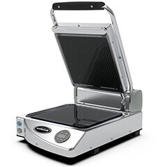Unox SpidoCook Ceramic Glass Electric Grill, Single Sided, Ribbed Surface, Digital, SP-010-ER - Unox