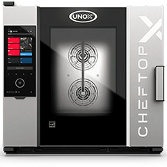 Unox XEDA-0621-GXRS CheftopX Digital ID Gazlı Kombi Fırın, Gn 2/1, 6 Tepsi Kapasiteli - Unox