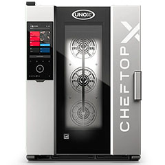 Unox XEDA-1011-EXRS CheftopX Digital ID Elektrikli Kombi Fırın, Gn 1/1, 10 Tepsi Kapasiteli - Unox