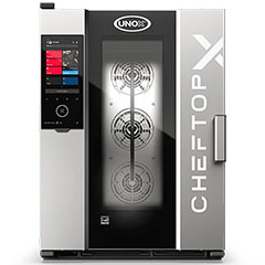 Unox XEDA-1011-GXRS CheftopX Digital ID Gazlı Kombi Fırın, Gn 1/1, 10 Tepsi Kapasiteli - Unox