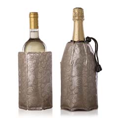 Vacu Vin Active Wine & Champagne Cooler, Platinum - 1