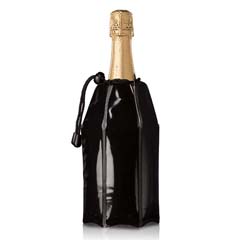 Vacu Vin Aktif Şampanya Soğutucu, Siyah - Thumbnail