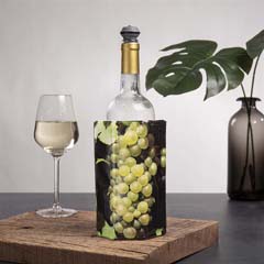 Vacu Vin Aktif Şarap Soğutucu, Üzüm Desenli - Thumbnail