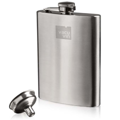 Vacu Vin Bottle, Stainless Steel - 1