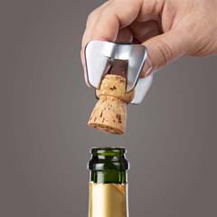 Vacu Vin Champagne Accessory Set, Champagne Opener, Cooler, Service and Stopper - 2