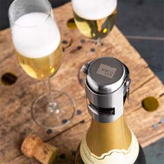 Vacu Vin Champagne Bottle Stopper, Stainless Steel - 2
