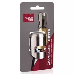 Vacu Vin Champagne Bottle Stopper, Stainless Steel - 4