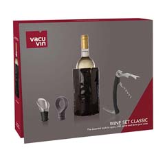 Vacu Vin Şarap Seti, Klasik, 4 Parça - Thumbnail