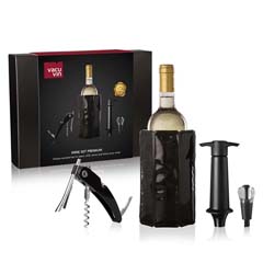 Vacu Vin Şarap Seti, Premium, 4 Parça - Thumbnail