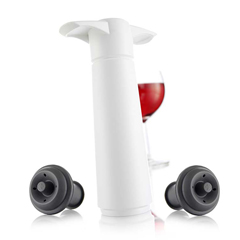 VACU VIN - Vacu Vin Şarap Vakum Seti, 1 Pompa, 2 Şarap Tıpası, Beyaz (1)