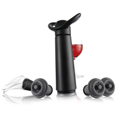 Vacu Vin Şarap Vakum Seti, Concerto, 1 Pompa, 3 Tıpa, 1 Servis Aparatı, Siyah - 2