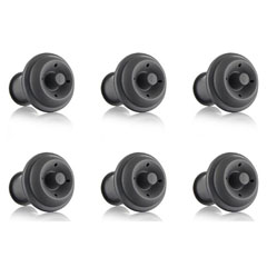 Vacu Vin Tip Set, 6 Pieces, Gray - 1
