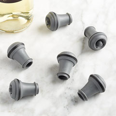 Vacu Vin Tip Set, 6 Pieces, Gray - 2