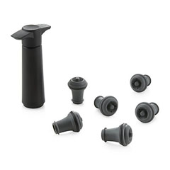 Vacu Vin Tip Set, 6 Pieces, Gray - 3