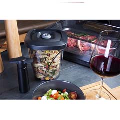 Vacu Vin Vacuum Storage Box Black, With Pump, 1.3 Liter - 3