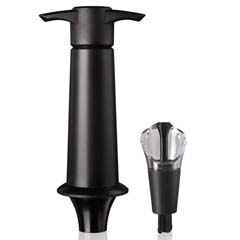 Vacu Vin Wine Vacuum and Service Set 1 Pump, 1 Service Tip - 1