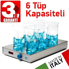 Velp Multistirrer 6lı Dijital Manyetik Karıştırıcı - Velp Scientifica