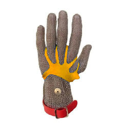 VMust Paslanmaz Çelik Örgü Eldiven, Turuncu, XL Beden - 2