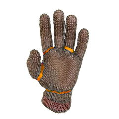 VMust Stainless Steel Knit Glove, Orange, XL Size - 1