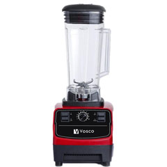 Vosco Bar Blender 2 Lt with Ice Crusher 1600W Standard, Red - Vosco