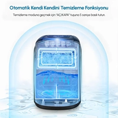 Vosco Buz Makinesi 12 kg/gün Kapasiteli, Set Üstü, Siyah - 6