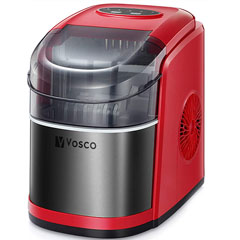 Vosco Buz Makinesi 12 Kg Set Üstü, Kırmızı - 1