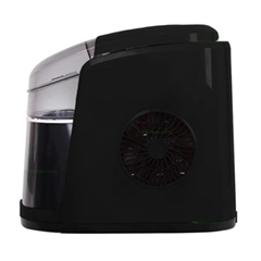 Vosco Buz Makinesi 12 Kg Set Üstü, Siyah - 2