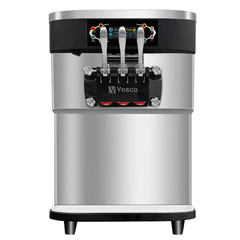 Vosco Counter Top Soft Ice Cream Machine, 3 Levers - Vosco