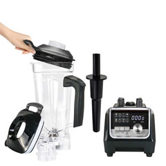 Vosco - Vosco Dijital Bar Blender Pro, 2 lt, 2200W, Mavi (1)