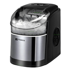 Vosco Ice Machine 12 Kg Counter Top, Black - 1