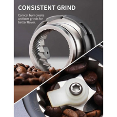 Vosco KD-CG018 Ev Tipi Kahve Değirmeni, Dijital - 5
