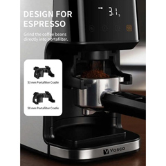Vosco KD-CG018 Ev Tipi Kahve Değirmeni, Dijital - 3