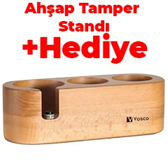 Vosco KD P25 Tam Otomatik Kahve Değirmeni, Siyah, MT5 Ahşap Tamper Standı Hediyeli - 3