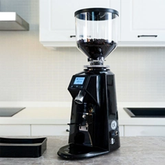 Vosco KD P50 Fully Automatic Coffee Grinder, Black, with MT6 Wooden Tamper Stand Gift - Vosco (1)