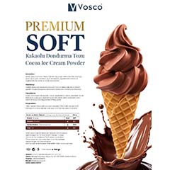 Vosco Premıum Soft Dondurma Tozu, Kakaolu, 750 gr - Vosco